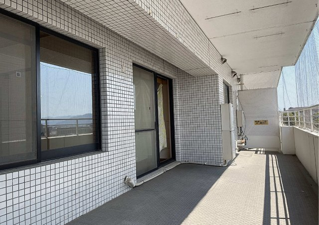 スカイパレス真砂のバルコニー