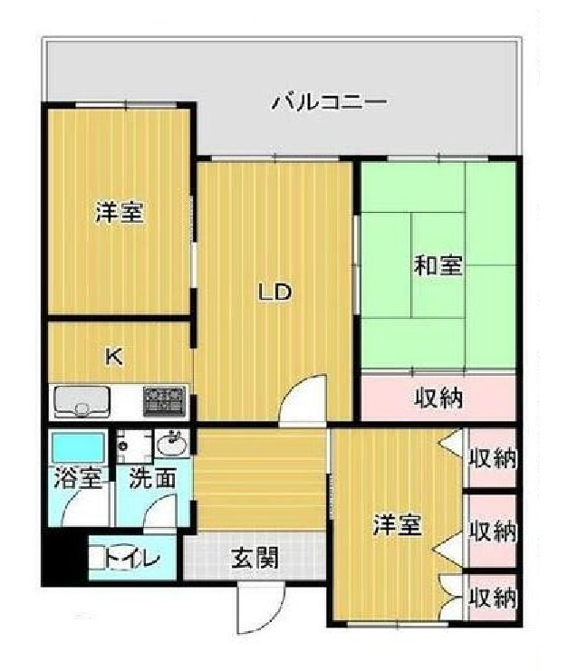 スカイパレス真砂の間取り