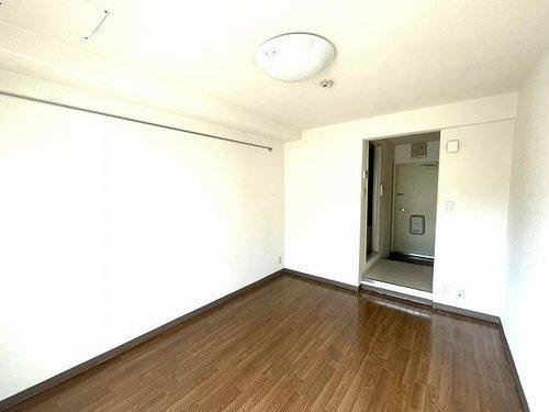 アルファ清心町の居間・リビング|南向きで日当たり良好のワンルームです。