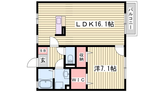 グレイスハイムの間取り
