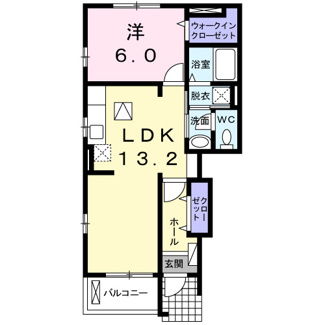 【間取り】 | アリエッタ牧園　Ｂ | 間取図