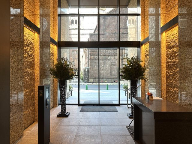 ザ・ファインタワー大阪肥後橋のエントランス