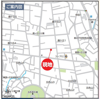 【地図】 | 神戸市垂水区霞ケ丘1丁目　新築戸建2号棟　仲介手数料無料！ | 垂水区霞ケ丘1　新築2号棟　仲介手数料無料！