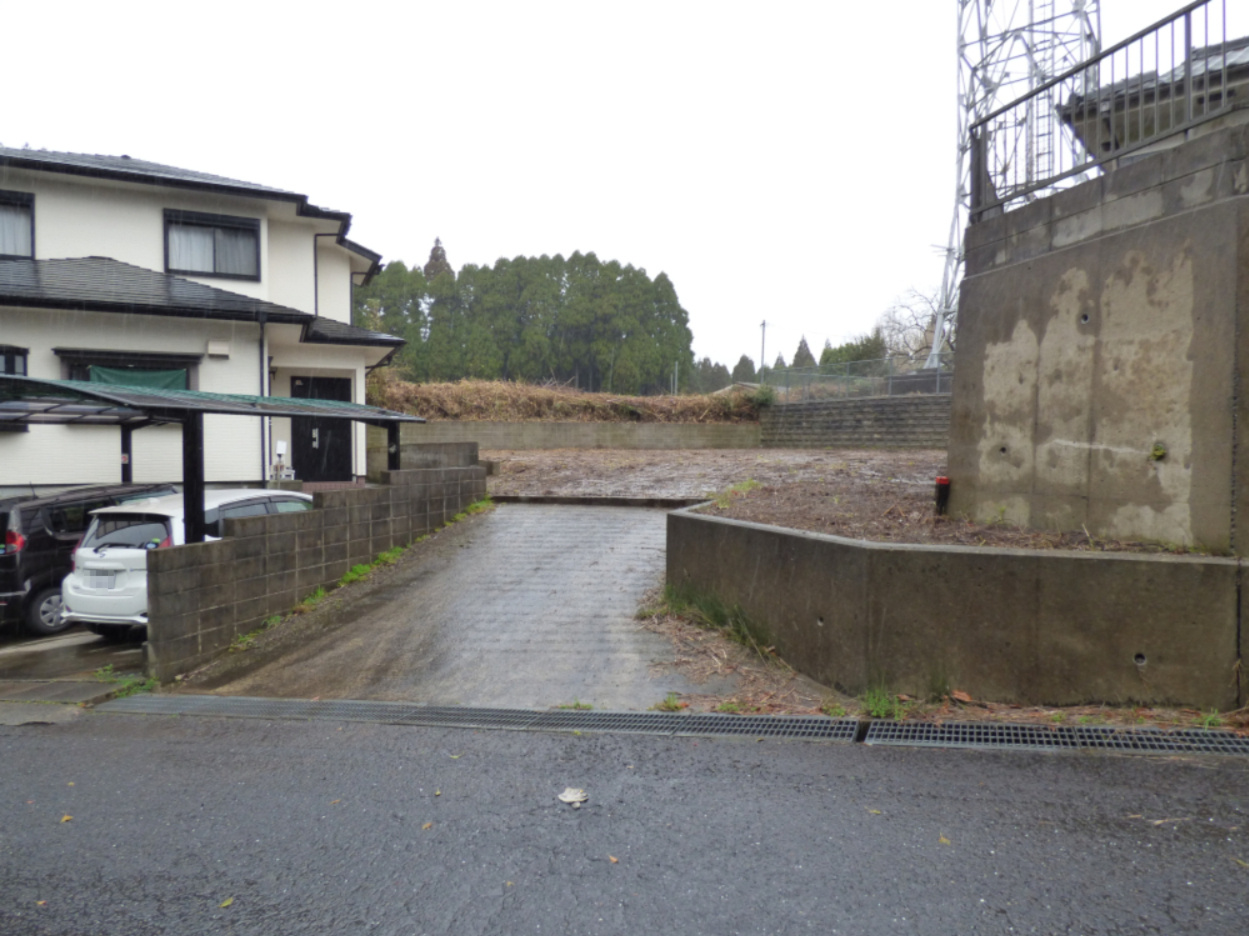 霧島市溝辺町土地の外観