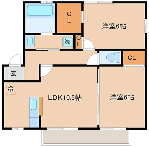 ベルドミールの間取り