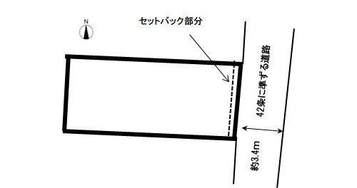 住吉二丁目土地の土地図|成形地です