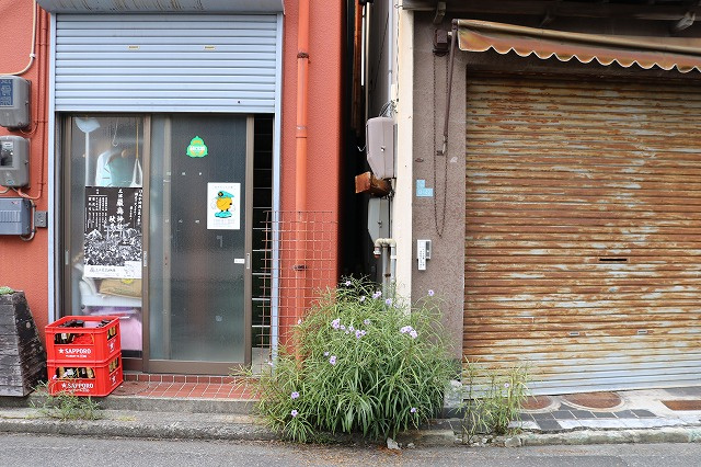 住吉二丁目土地の外観|南側境界部分です