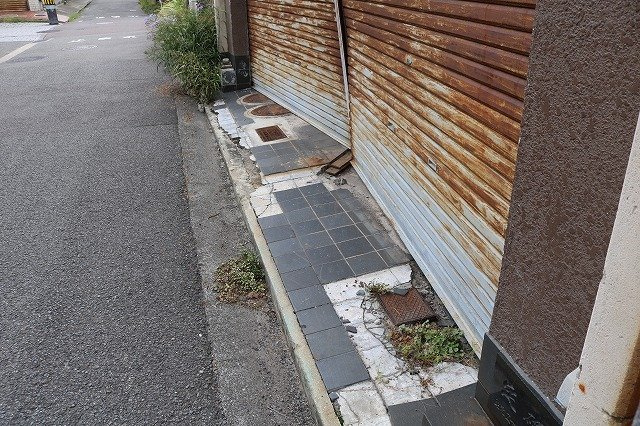 住吉二丁目土地のその他|前面道路との境界付近です