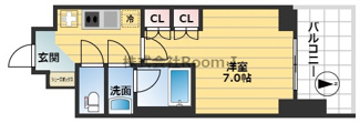 【間取り】 | ルネフラッツ谷町四丁目