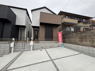 【外観】 | 神戸市須磨区白川台7丁目　新築戸建　仲介手数料無料！ | 外観もきれいです