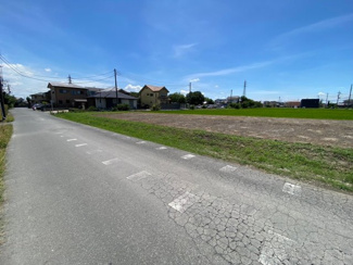 【前面道路含む現地写真】 | 川越市古谷上　建築条件なし売地　東武東上線『川越駅』バス15分　【古谷小学区】