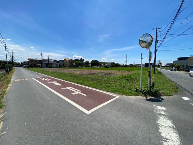 川越市古谷上　建築条件なし売地　東武東上線『川越駅』バス15分　【古谷小学区】の外観