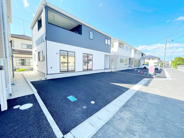 いわき市四倉町上仁井田第14　Cradle garden　全5棟の前面道路含む現地写真