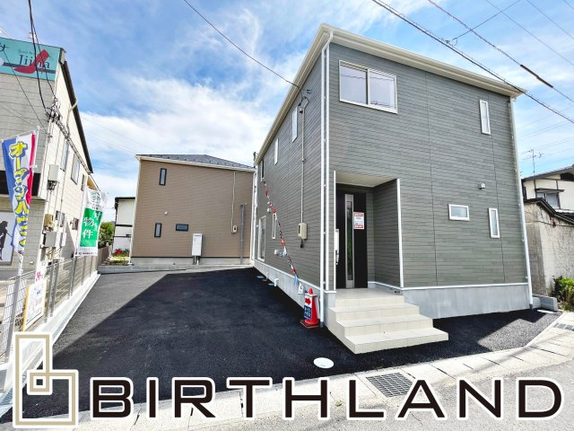 福島市南沢又　清水小・清水中　制震＋耐震住宅の外観|1号棟　外観写真