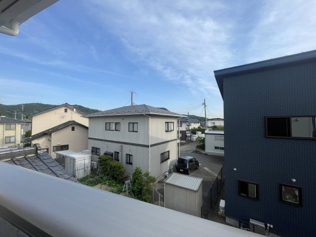 福島市北沢又第8　Cradle Garden　全2棟の展望|バルコニーからの景色になります☆