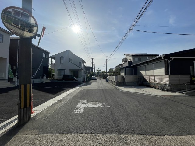 福島市北沢又第8　Cradle Garden　全2棟の前面道路含む現地写真