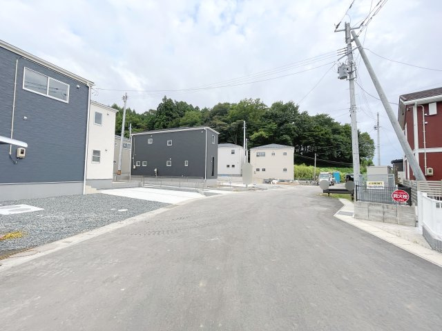 二本松市油井第5の前面道路含む現地写真