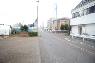 【前面道路含む現地写真】 | 川越市むさし野　建築条件なし売地　東武東上線『川越駅』徒歩24分　【武蔵野小学区】