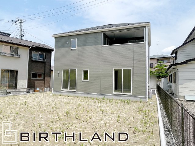 須賀川市妙見第1の外観|庭からの外観！陽当たり良好です♪