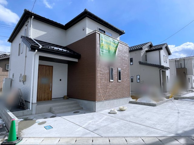 新築戸建　白河市久田野23-P1　イロドリライト　全6棟の駐車場