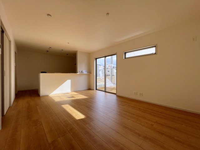 新築戸建　白河市久田野23-P1　イロドリライト　全6棟の居間・リビング