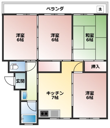 【間取り】 | ジーピー12番館 | ジーピー12番館