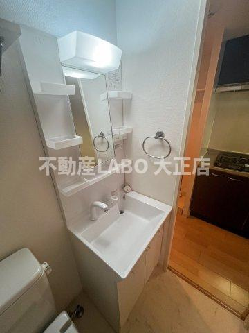 エステムプラザ難波WESTⅡプレディアの洗面所