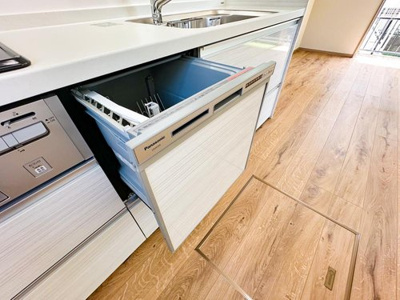 【キッチン】 | 東大和市向原２丁目 | 食洗機付きのシステムキッチンで家事効率が良好なプランです♪