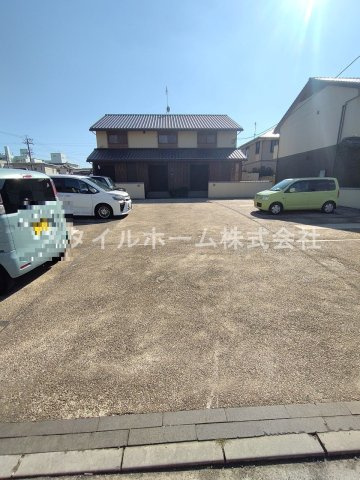 安庵の駐車場