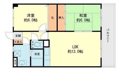 【間取り】 | キャッスル川久保