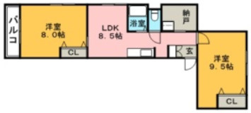 エトランゼ12の間取り