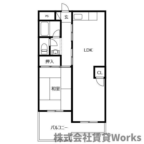 徳島サンハイツの間取り