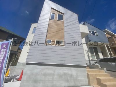 【外観】 | 神戸市須磨区白川台5丁目　新築戸建A号棟　仲介手数料無料！ | 須磨区白川台5　新築A号棟　仲介手数料無料！