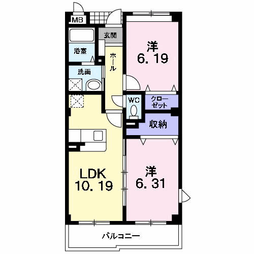 ルミナーレ松波の間取り|間取図