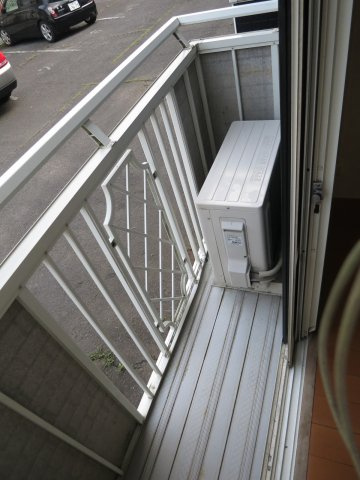 筑波ユニバーサイド のバルコニー|バルコニーもあり、洗濯物も干せます