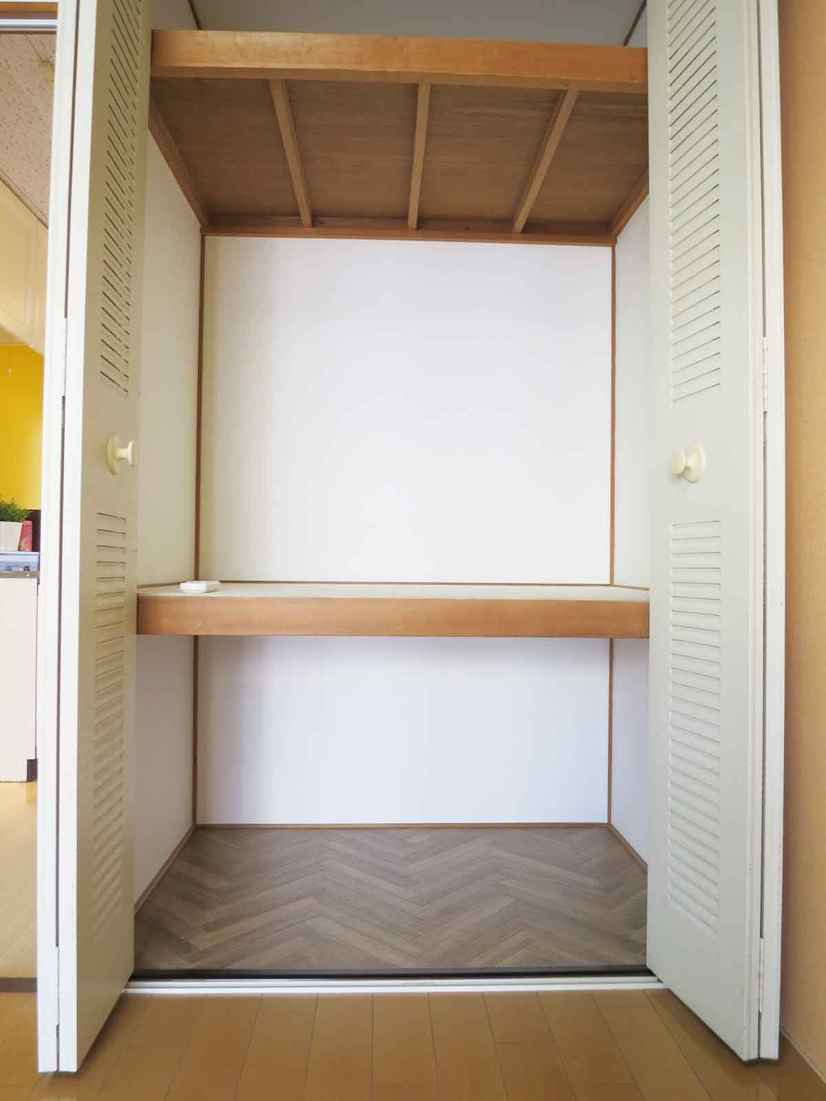 筑波ユニバーサイド の収納|洋室に収納完備