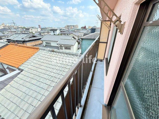 ミサトマンションのバルコニー
