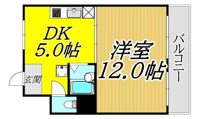 ミサトマンションの間取り