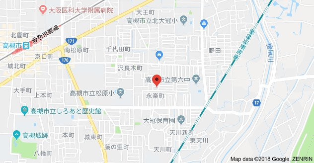 第46シマナカハイツの地図