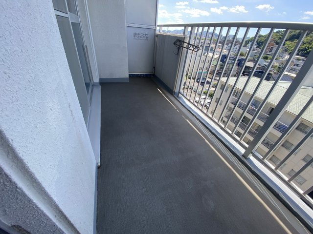 テルツォ南新在家のバルコニー
