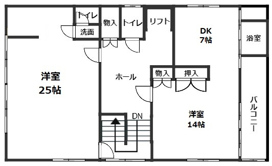 【間取り】 | 大手町１丁目売店舗 | ３階