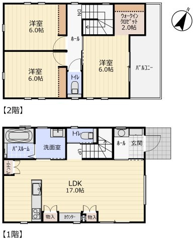 砥部町岩谷口1号地の間取り