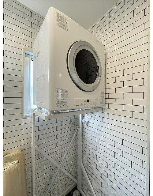 砥部町岩谷口2号地のランドリースペース|乾太くん（ガス衣類乾燥機）