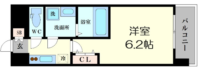 【間取り】 | エスリードレジデンス大阪難波