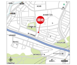 【地図】 | 垂水区本多聞6　新築1号棟　仲介手数料無料！