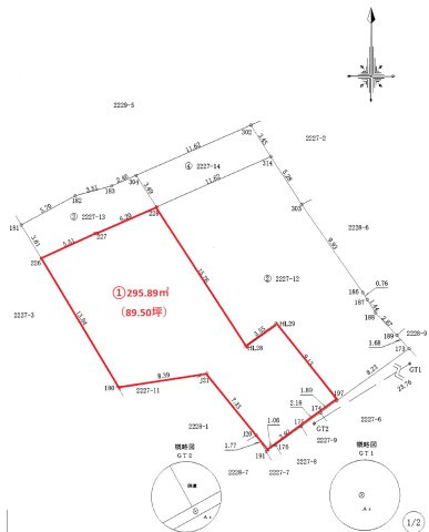 【土地図】 | 合志市豊岡（2区画）1号地 | ☆土地図☆