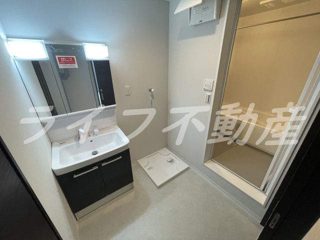 St.Polaris瓢箪山の洗面所|スペースが確保できる洗面所です