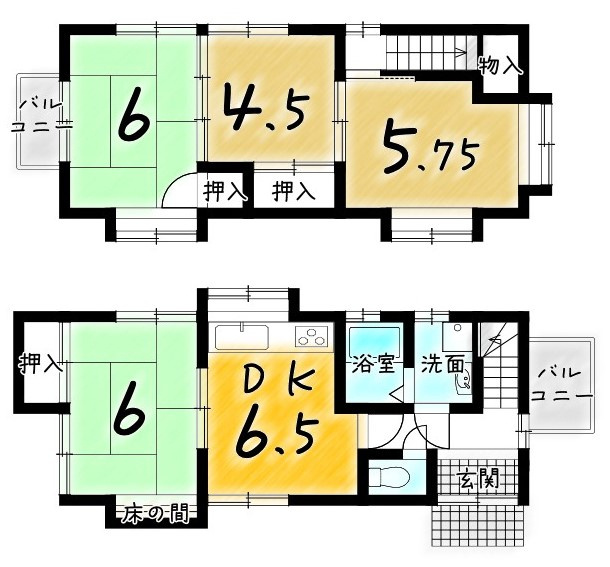 松尾木ノ曽町|阪急「上桂」駅まで徒歩５分の４ＤＫのおうち♪
居住用・収益用としてご検討ください！