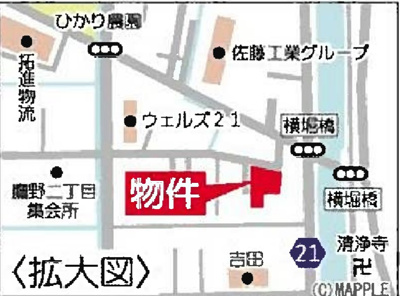 【地図】 | 三郷市鷹野2丁目3号棟