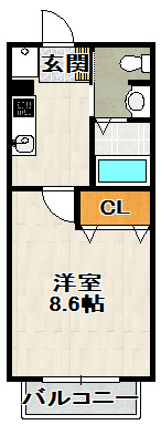 モンリーヴ宝塚の間取り
